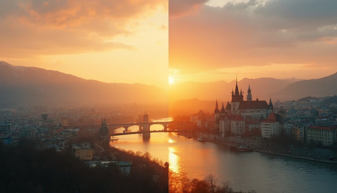 Almaty and Bratislava